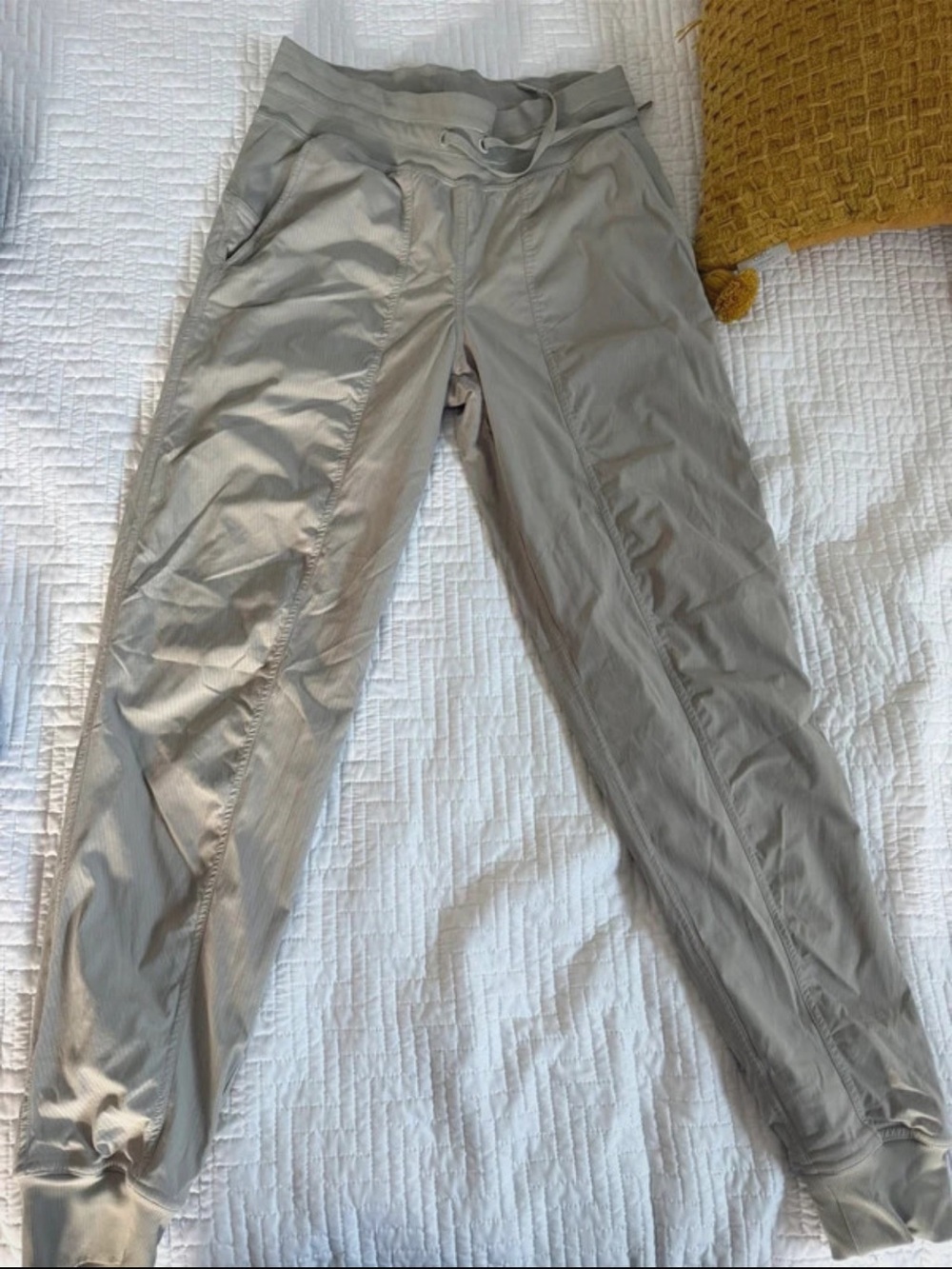 lululemon athletica Light Gray Track Jogger Pants